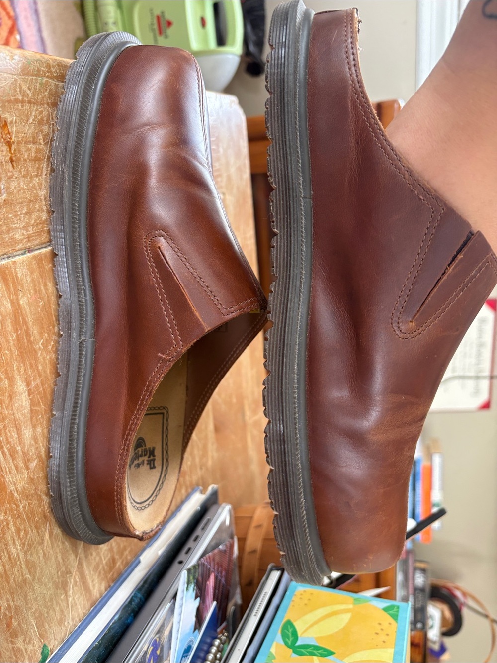 Dr Martens Brown San Mule - Picture 5 of 7